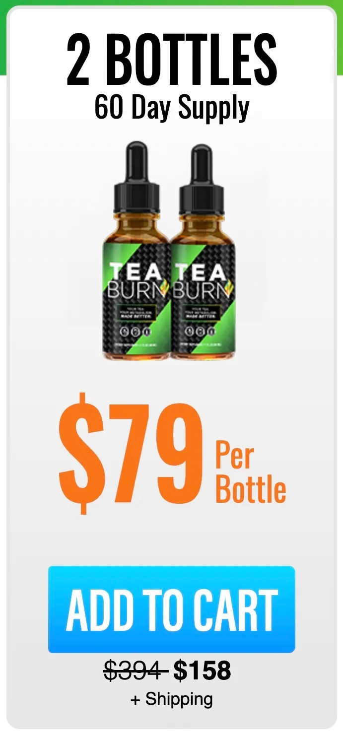 Tea Burn 2 bottle package